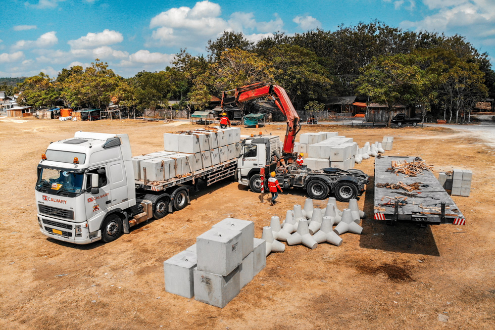 BLOCK BETON & TETRAPOD BANGKALAN