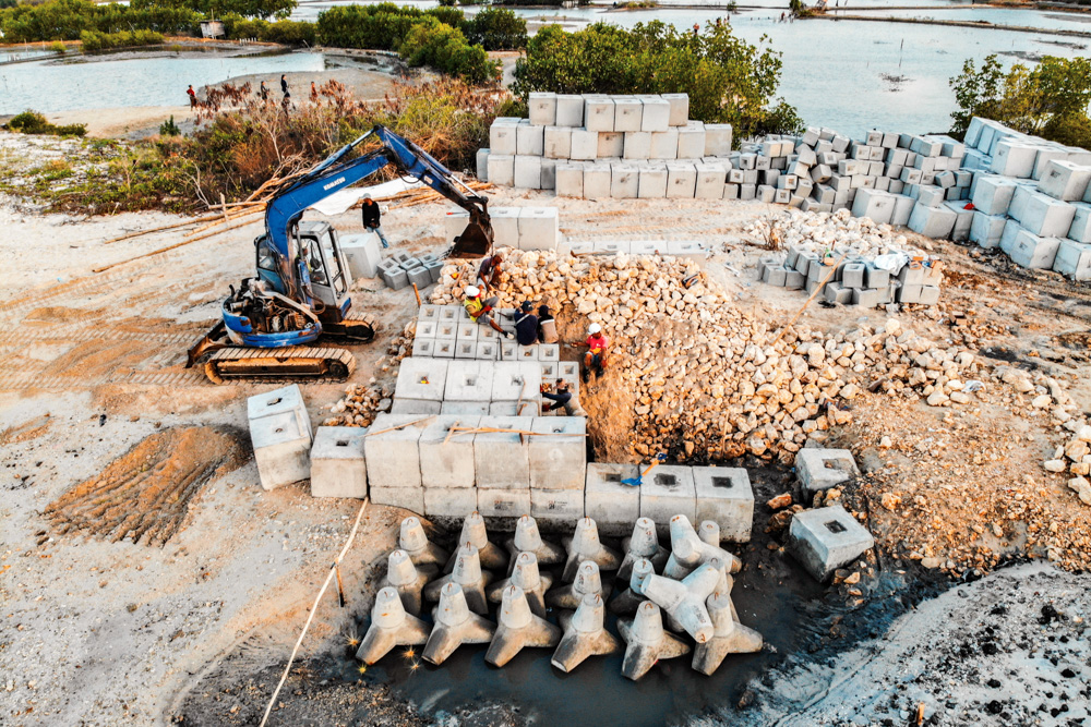 BLOCK BETON & TETRAPOD BANGKALAN