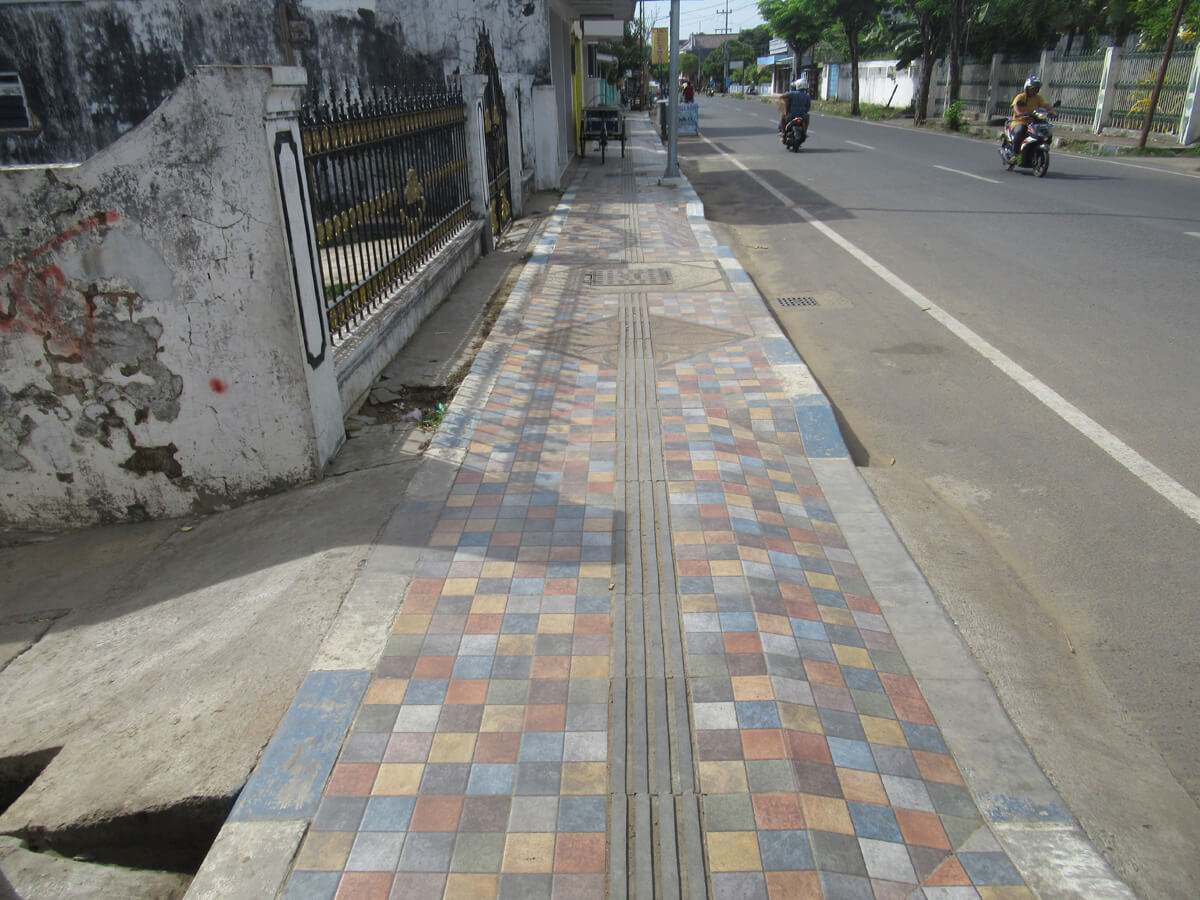 Pedestrian Jl. Wachid Hasyim Sumenep